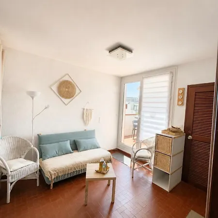 Apartment Azur- T2 2mn De La Wifi Parking Terrasse Le Barcares